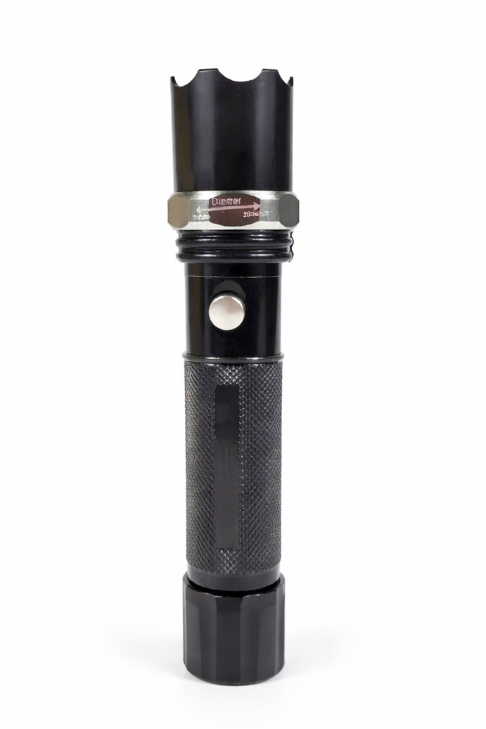 Rechargeable LED Stun Flashlight Tactical Security Tool