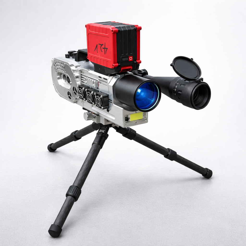 500W Long-Range Portable Laser Focusing Cannon