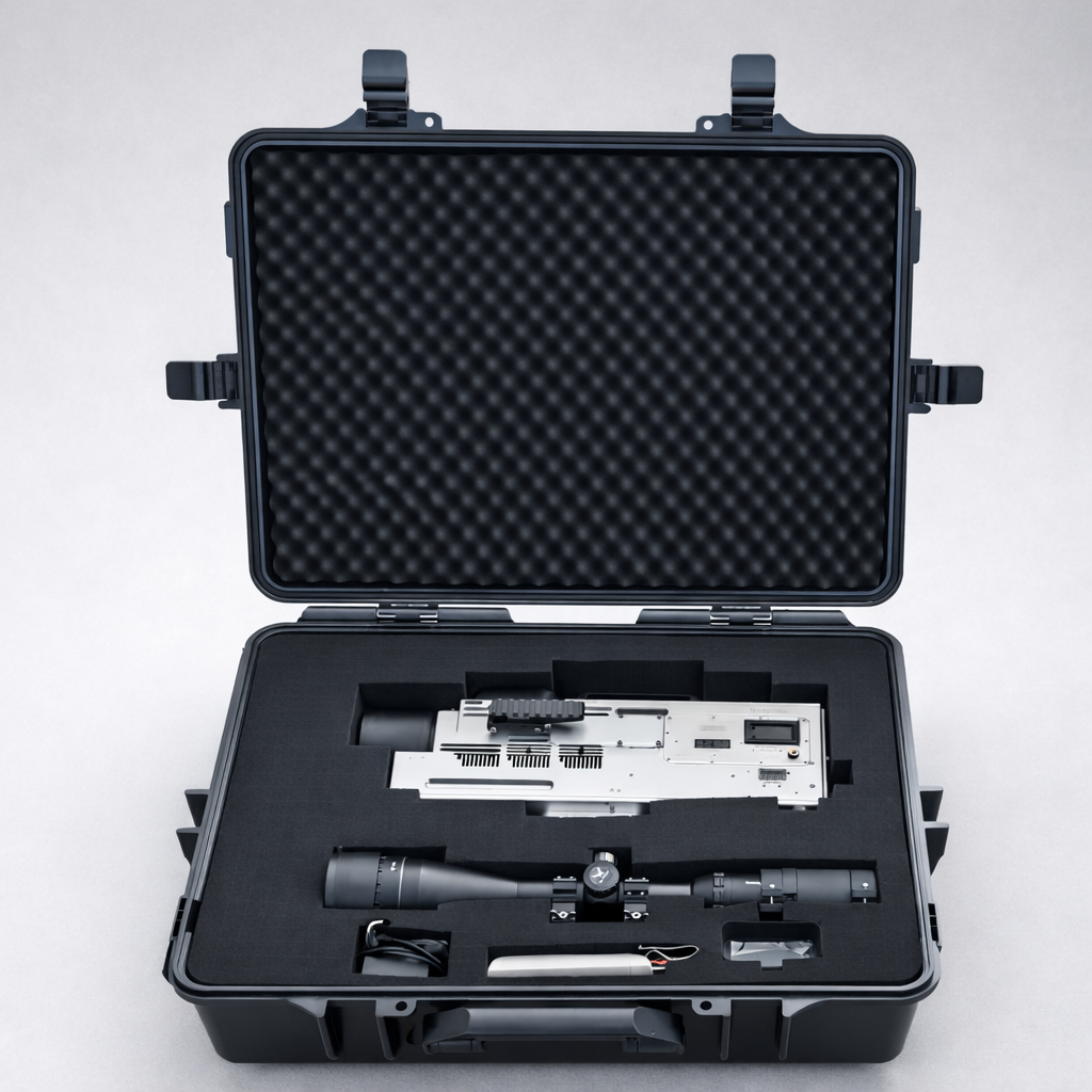 500W Long-Range Portable Laser Focusing Cannon